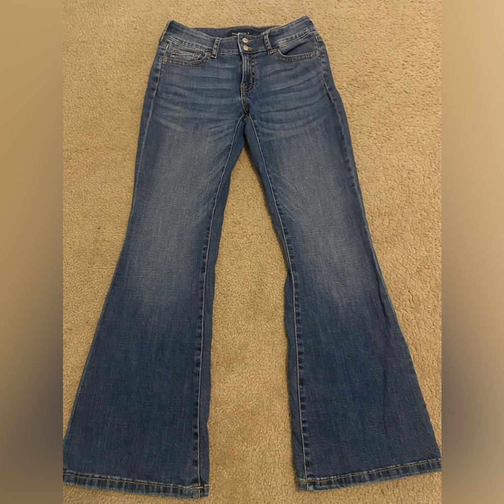 Aeropostale low rise flare jeans